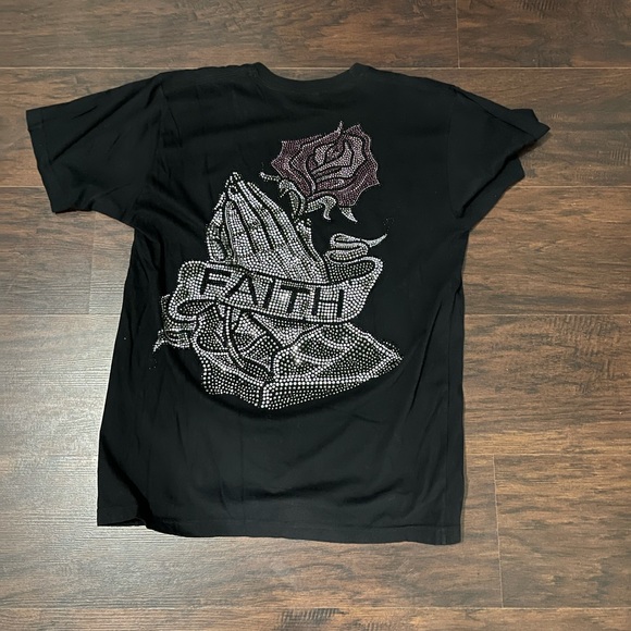 Rawyalty xl black t-shirt with crystals - Picture 4 of 4